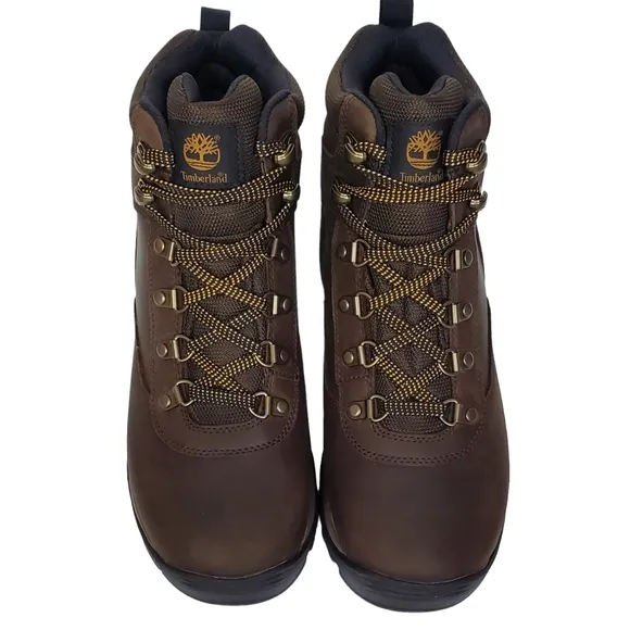 New Timberland womens keele ridge waterproof leather mid hiking boots brown work
