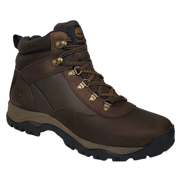 New Timberland womens keele ridge waterproof leather mid hiking boots brown work