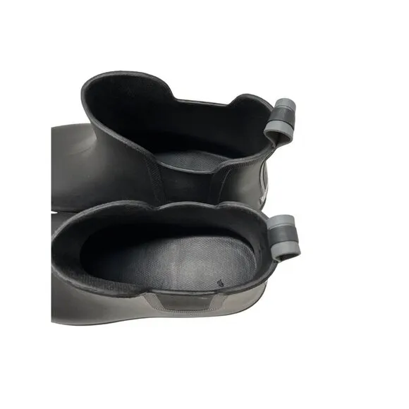 NEW Totes Men's 12 Black Chelsea Ankle Rain Boots with Everywear Technology