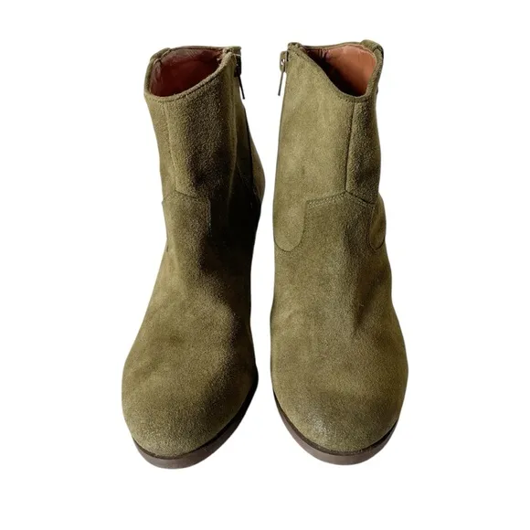 NEW Vince Camuto green suede ankle boot size 9