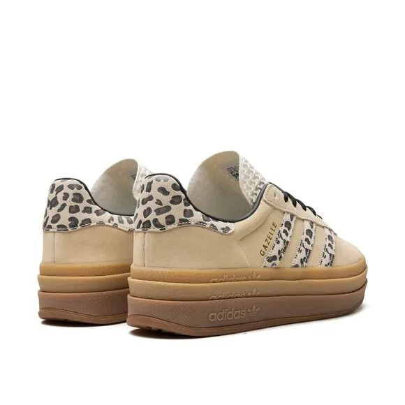 [NEW] Women's adidas Gazelle Bold Shoe 'Cream White' JI1370