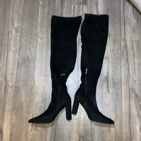 NEW YORK &amp; COMPANY Monia Tall OTK Boots in black