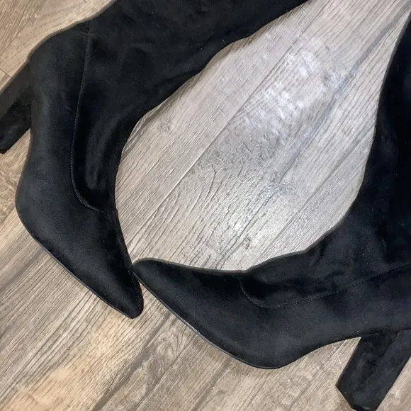 NEW YORK &amp; COMPANY Monia Tall OTK Boots in black