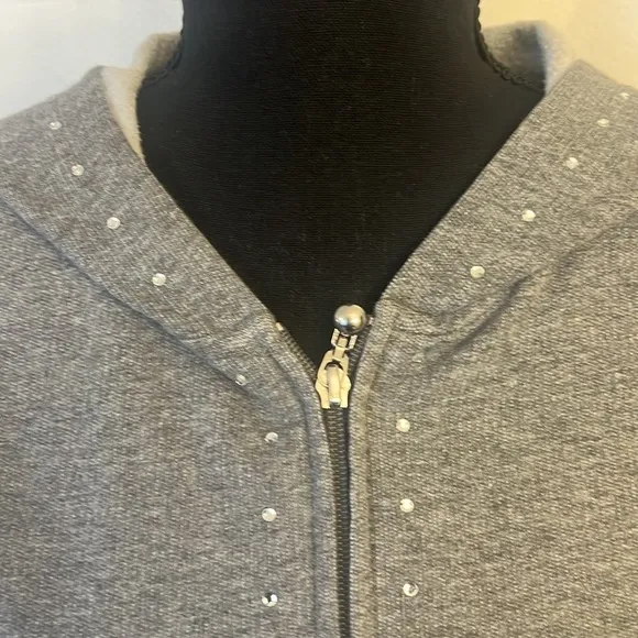 New York and Company Cotton Zip Up, Sz. XL.