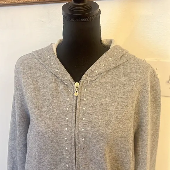 New York and Company Cotton Zip Up, Sz. XL.