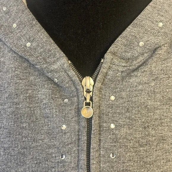 New York and Company Cotton Zip Up, Sz. XL.