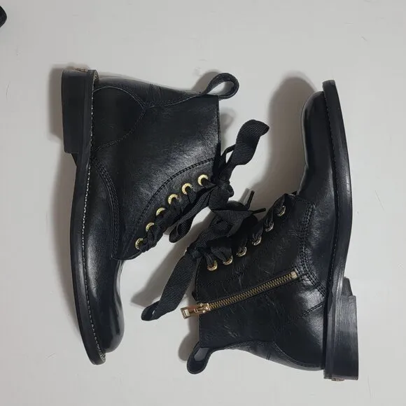 NEW Zadig &amp; Voltaire Laureen Jumbo Lace Boots Womens 8 Whimsygoth Designer