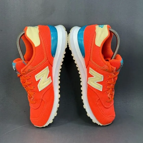 New Balance 574 Miami Palms Sunset athletic sneaker shoes women’s size 8