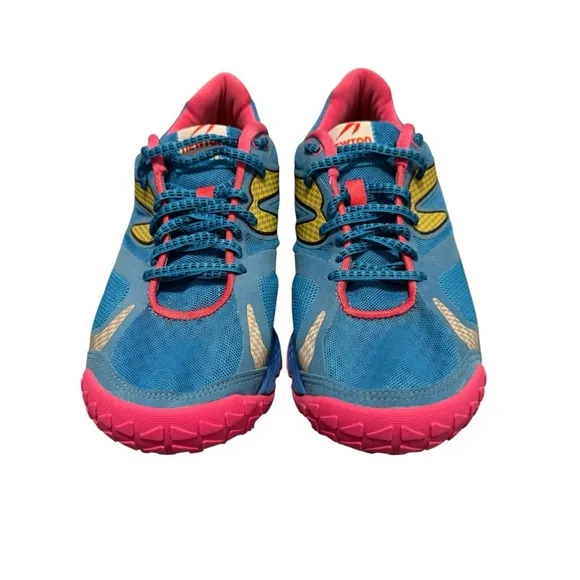Newton Women’s Pink &amp; Blue boco sol sneakers Size 8.5 Low Top Athletic Shoes