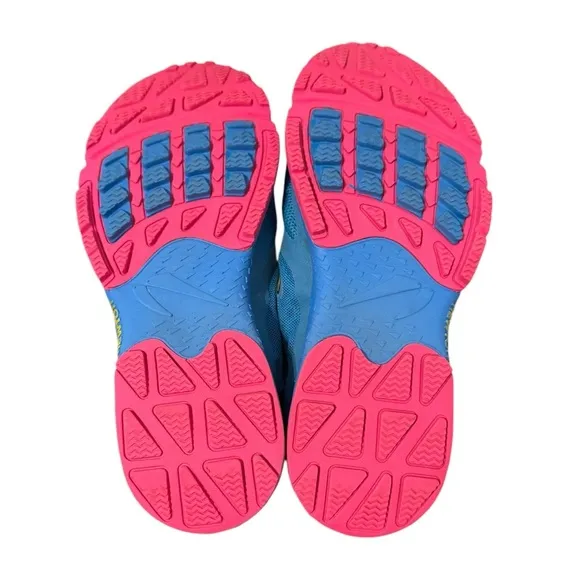 Newton Women’s Pink &amp; Blue boco sol sneakers Size 8.5 Low Top Athletic Shoes