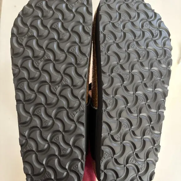 NIB | Birkenstock Grooved Platform Vegan Gizeh Pearl Black Onyx Regular EU38