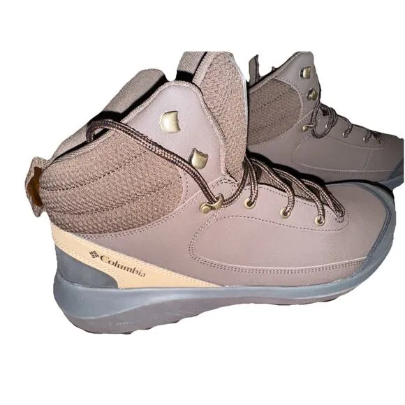 NIB COLUMBIA 1987041-231 MEN'S TRAILSTORM PEAK MID WATER-RESISTANT BROWN BOOT