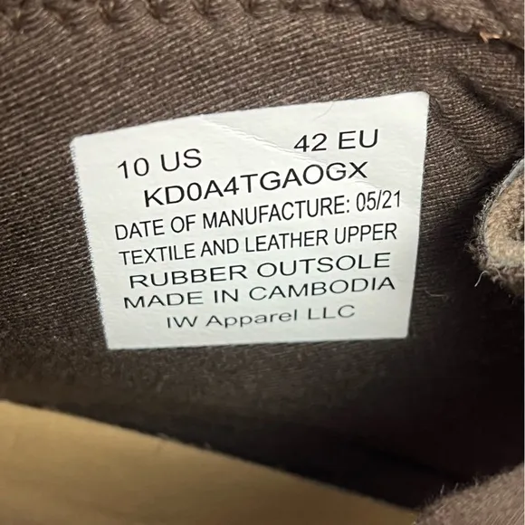 NIB Kodiak Waterton Waterproof Lace Up Hiking Boots Sz 10
