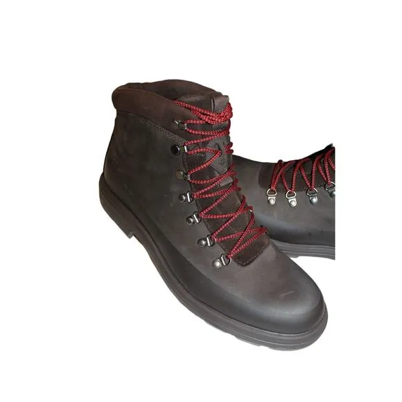 NIB UGG MEN'S WATERPROOF BILTMORE‎ WORK CASUAL SUEDE SHEARLING LINED BOOTS BROWN