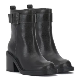 NIB Vince Camuto Bembonie leather boot, onyx black, size 9.5