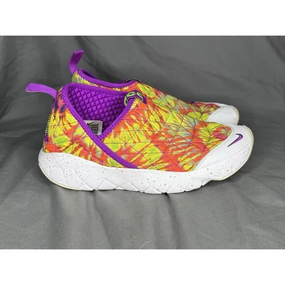 Nike ACG Moc 3.0 Tie Dye Sz 8 Multicolor Hippie Purple Slip On Shoes CW2463-300