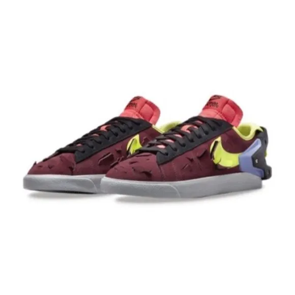 Nike Acronym Blazer Low Mens Casual Sneaker Shoes Maroon DN2067-600 NEW Multi Sz