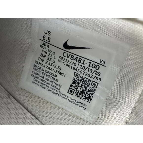 Nike Air Force 1 Low Pixel SE “White Leopard Print” CV8481-100 size 6.5