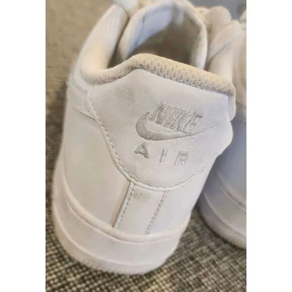 Nike Air Force 1 Low Triple White Athletic Shoes CW2288-111 Mens Size 8.5