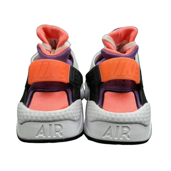 Nike Air Huarache White Purple Bright Mango Shoes DD1068-101 Men's Size 10