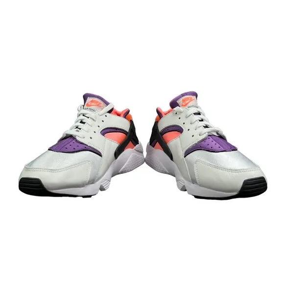 Nike Air Huarache White Purple Bright Mango Shoes DD1068-101 Men's Size 10