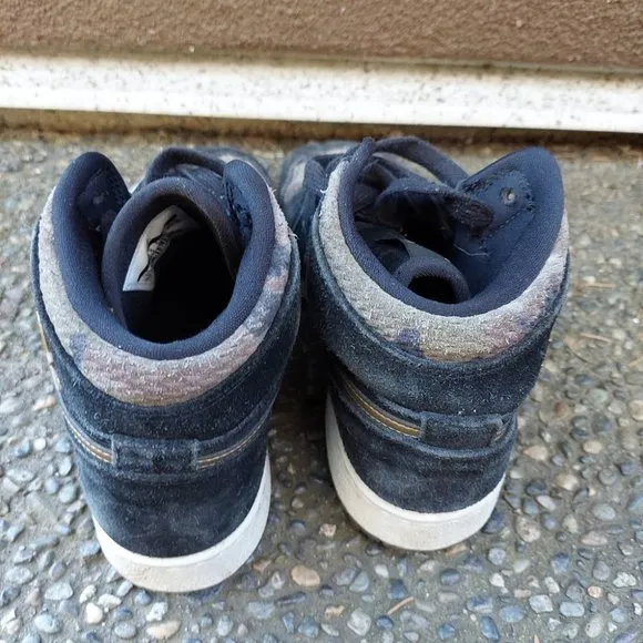 Nike Air Jordan 1 Retro High Heiress Camo Kids Athletic shoes Sneakers Size 5Y