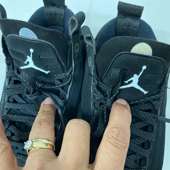 Nike Air Jordan 34 XXXIV GS Basketball Black shoes Size 6.5Y