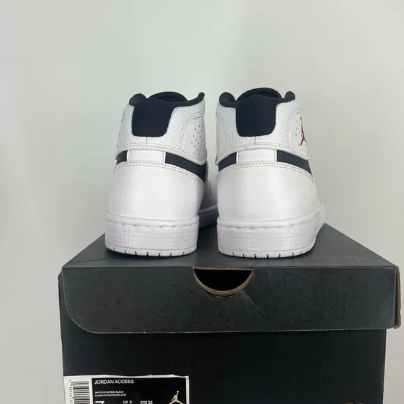 Nike Air Jordan Access White Black Shoes Size 7