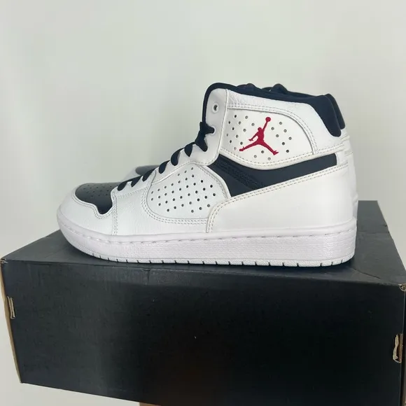 Nike Air Jordan Access White Black Shoes Size 7