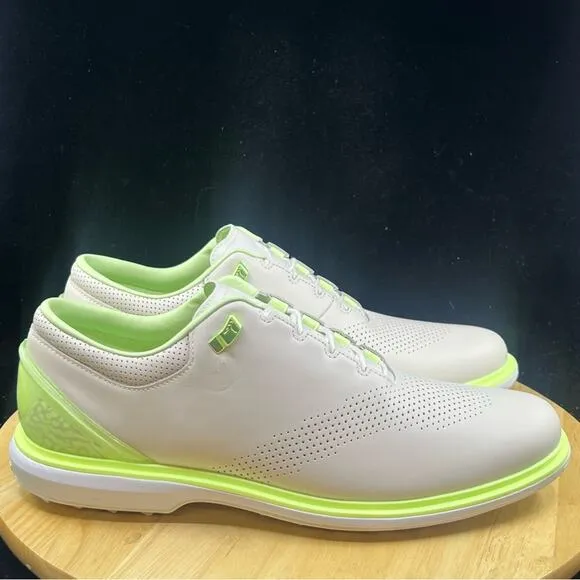 Nike Air Jordan ADG 4 Golf Shoes Bone White Volt Green Men’s Size 9 (DM0103-003)