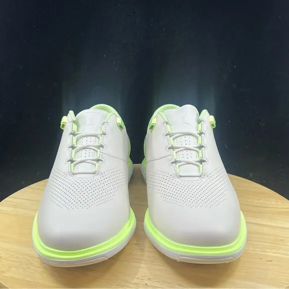Nike Air Jordan ADG 4 Golf Shoes Bone White Volt Green Men’s Size 9 (DM0103-003)