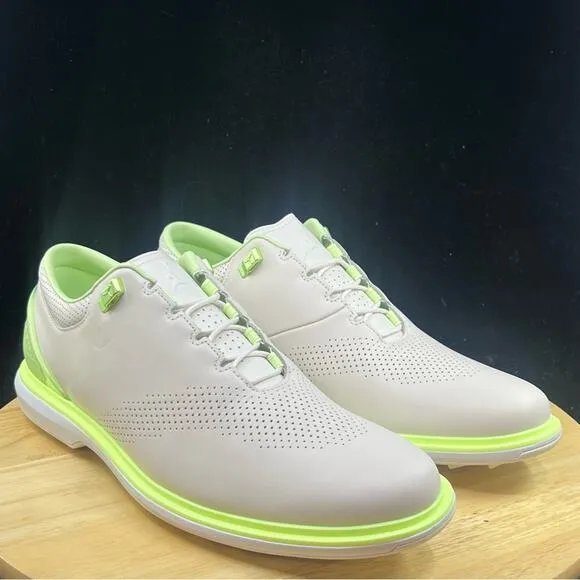 Nike Air Jordan ADG 4 Golf Shoes Bone White Volt Green Men’s Size 9 (DM0103-003)