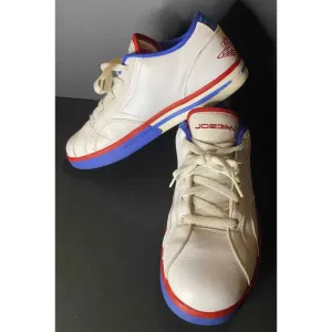 Nike Air Jordan Phly Mens 9 White Blue Athletic Shoes Low Sneakers 323085-164