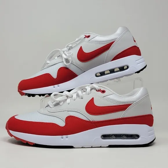 Nike Air Max 1 '86 OG G TB P White Red Golf Shoes Men's Size 11 FQ3272-107 New