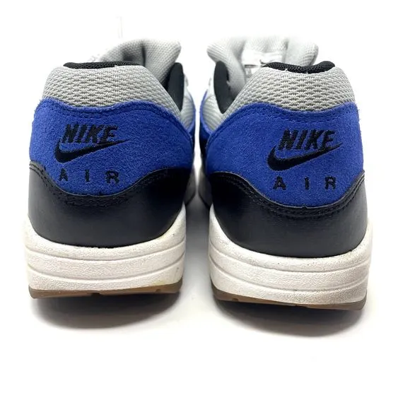 Nike Air Max 1 Essential Grey Mist/Black-Lyon Blue 537383-022 Men Size 11 EUC