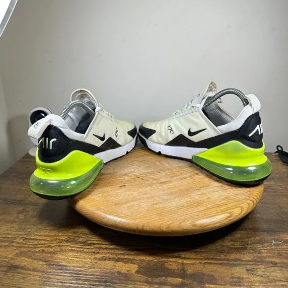 Nike Air Max‎ 270 Golf White Volt Athletic Shoes Men's Size 9 CK6483-105