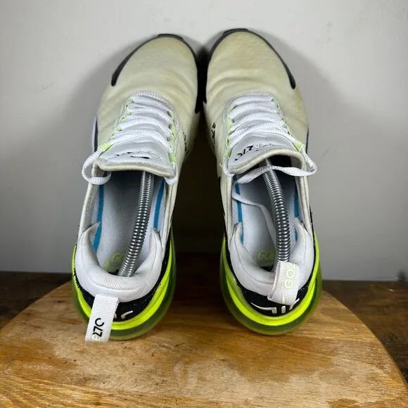 Nike Air Max‎ 270 Golf White Volt Athletic Shoes Men's Size 9 CK6483-105