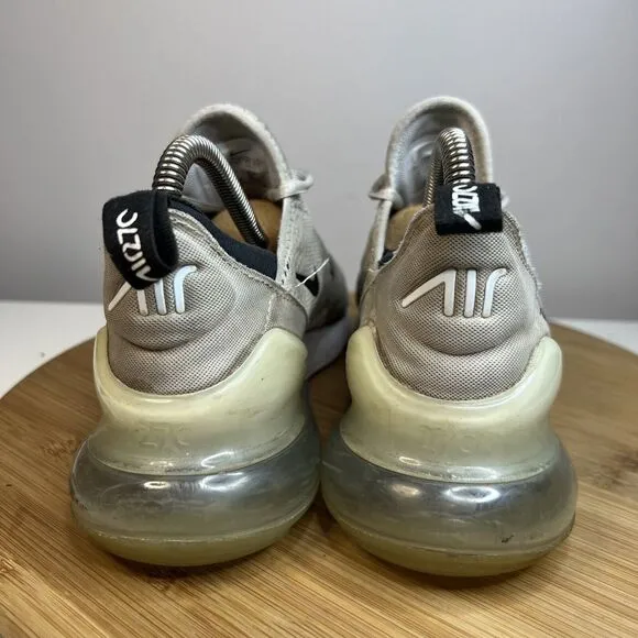 Nike Air Max 270 Womens Size 7.5 Shoes White Black Athletic Running Sneakers