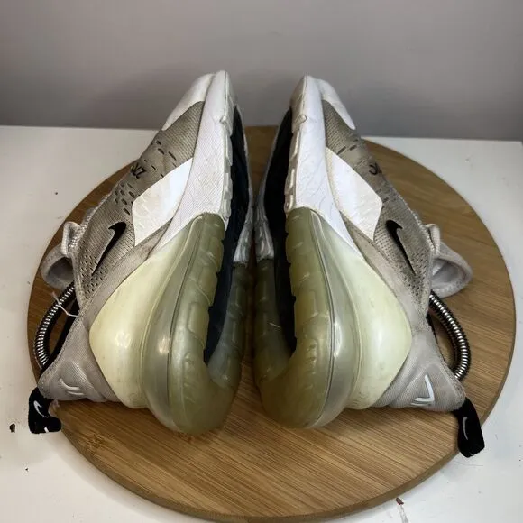 Nike Air Max 270 Womens Size 7.5 Shoes White Black Athletic Running Sneakers
