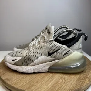 Nike Air Max 270 Womens Size 7.5 Shoes White Black Athletic Running Sneakers