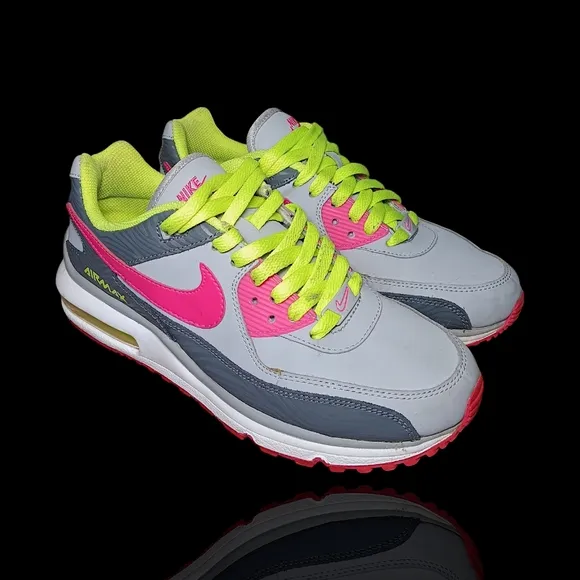 Nike Air Max 443369-063 Gray Casual Shoes Sneakers Youth / Men's 6 - Women's 7.5