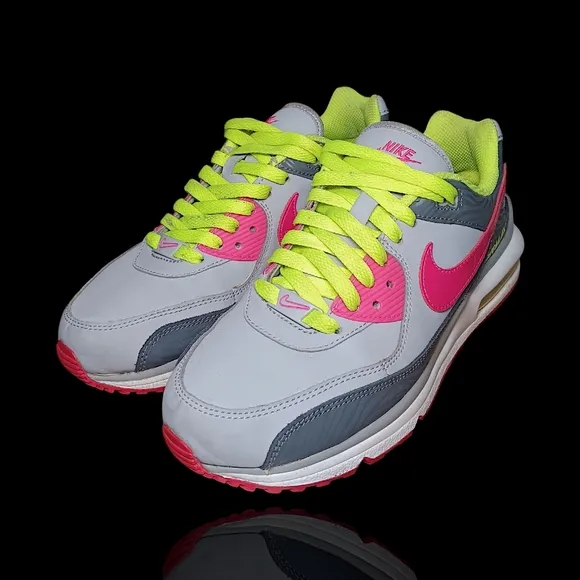 Nike Air Max 443369-063 Gray Casual Shoes Sneakers Youth / Men's 6 - Women's 7.5