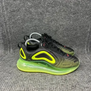 Nike Air Max 720 Neon Collection Black Green Athletic Shoes Mens 7.5 AO2924-008
