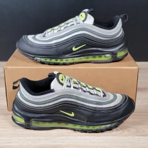Nike Air Max 97 Icons Shoes Mens Size 11.5 Black Platinum Athletic DX4235-001
