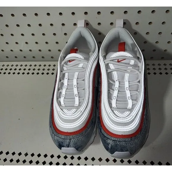Nike Air Max 97 Washed Denim Womens Athletic Shoes Sneakers Size 6 DV2180-900