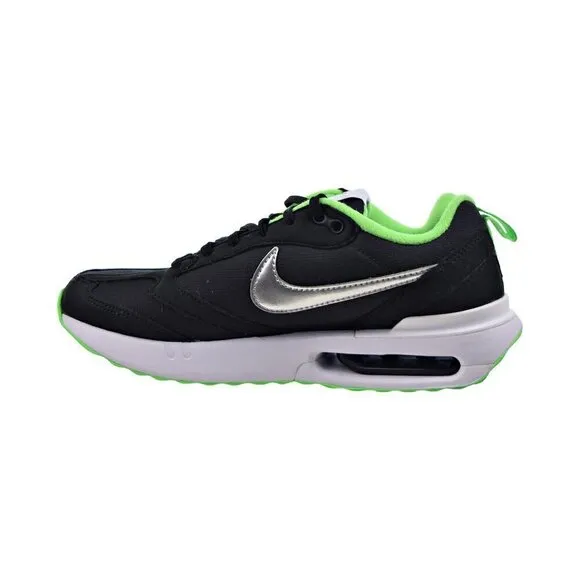 Nike Air Max Dawn Youth Boys Black Chrome Green Strike Athletic Shoes Size 7