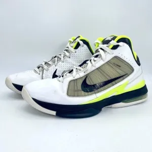 Nike Air Max Men Size 10.5 Lace Up White Neon Athletic Shoes 407535-101