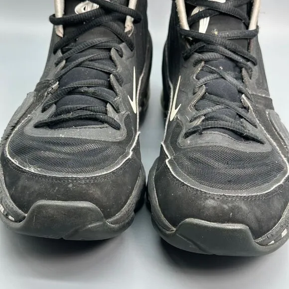 Nike Air  Max Penny 5 Mens 9 Athletic Sneaker Shoes Black Thrashed Basketball