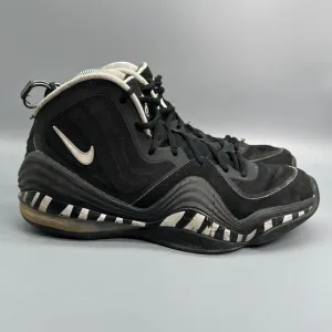Nike Air  Max Penny 5 Mens 9 Athletic Sneaker Shoes Black Thrashed Basketball