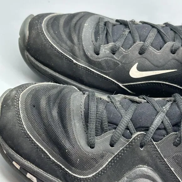 Nike Air  Max Penny 5 Mens 9 Athletic Sneaker Shoes Black Thrashed Basketball